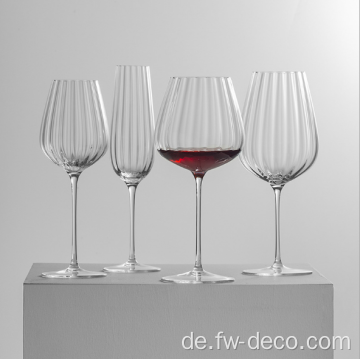 Kristallweinglas Set Gold RIMMED